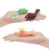 Simulation Of 3 Solid Marine Animal Models Sea Rabbit Squid Green Spotted Squid Static Model Toys