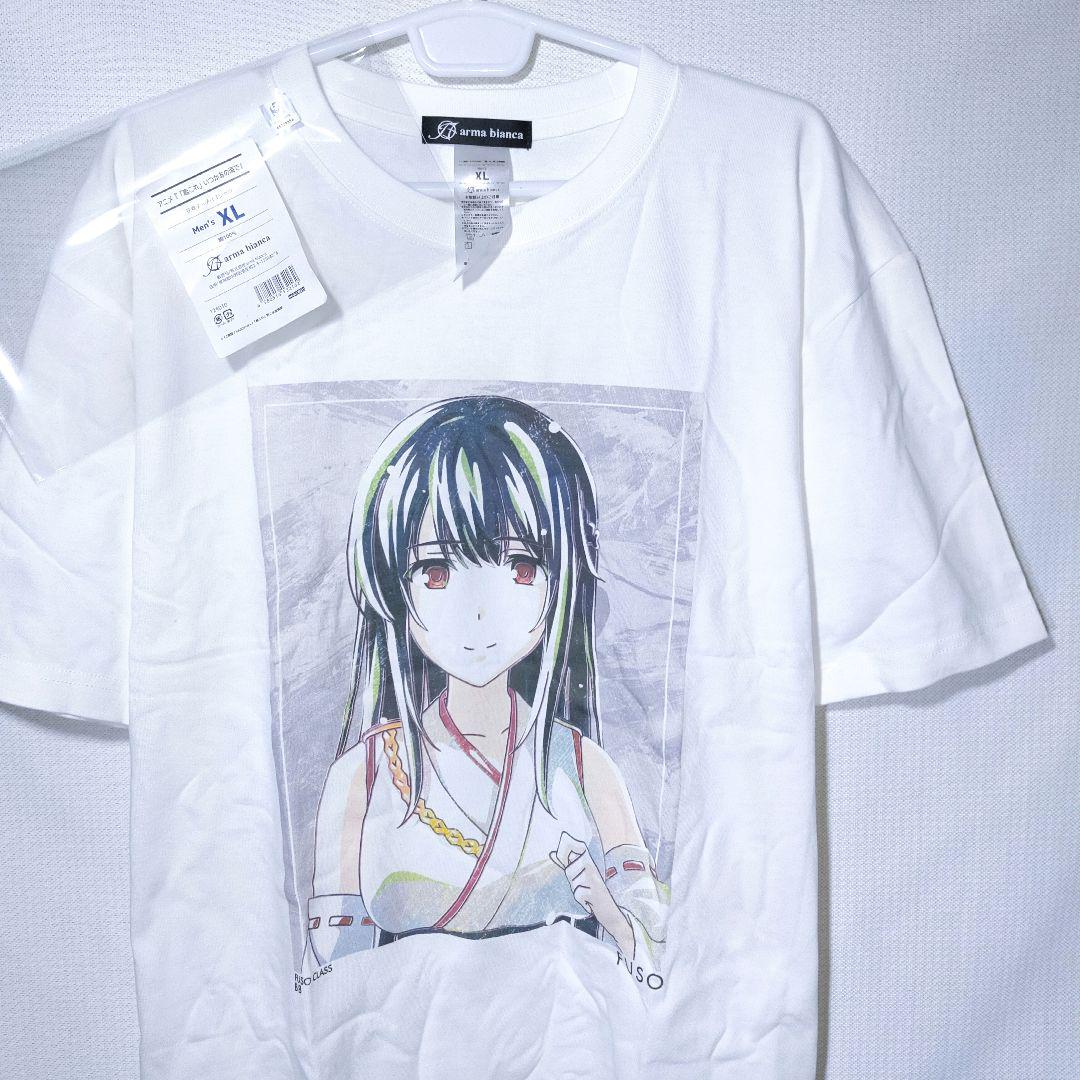 

[USED] T-shirt XL Fuso KanColle Someday at That Sea Almabianca Anime Short Sleeve