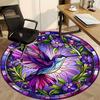 1pc Stained Glass Hummingbird Chair Carpet for Office - Durable, Ideal for Chair Mats, Stylish & Functional Decorative Rug Yy260130080