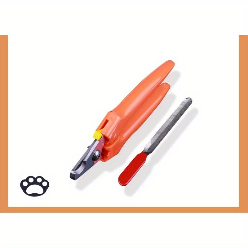 Stainless Steel Bird Nail Clipper for Parrots and Small Pets - Ergonomic Grooming Tool with Black Handles & Red Rings