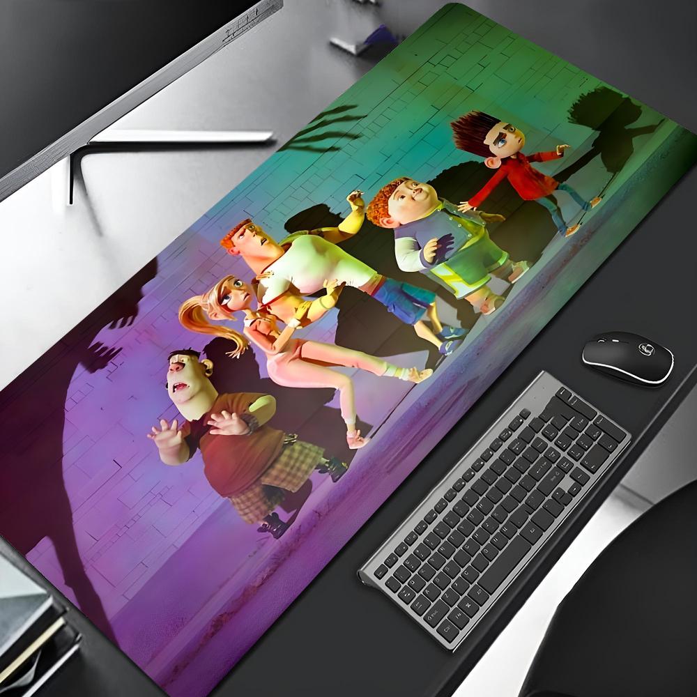 

Cartoon Movie ParaNorman Mouse Pad Retail Edge Big Gaming Locking Computer Gamer Large Rubber Art Mousepad Laptop Desk Mat 600x300x2mm