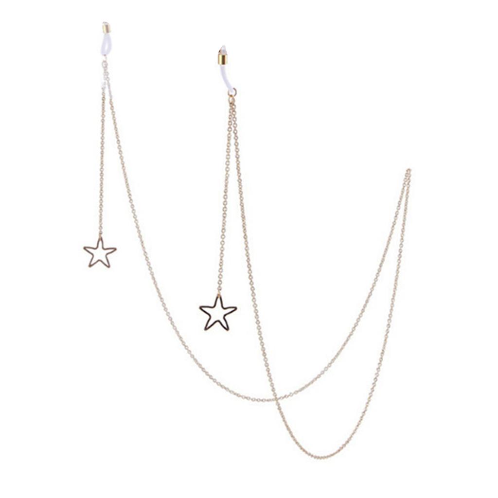 Artistic Star Glasses Chain Elegant Antiskid Glasses Chain Fashion Glasses Chain for Women and Students