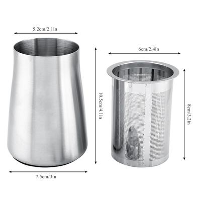 Stainless Steel Coffee Powder Sieve Dustproof Flour Filter Cup Grinder Accessory