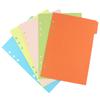 5 Color A5 Index Dividers With Color Coded Tabs For Planners Organizers School Office Use Durable ABS Material