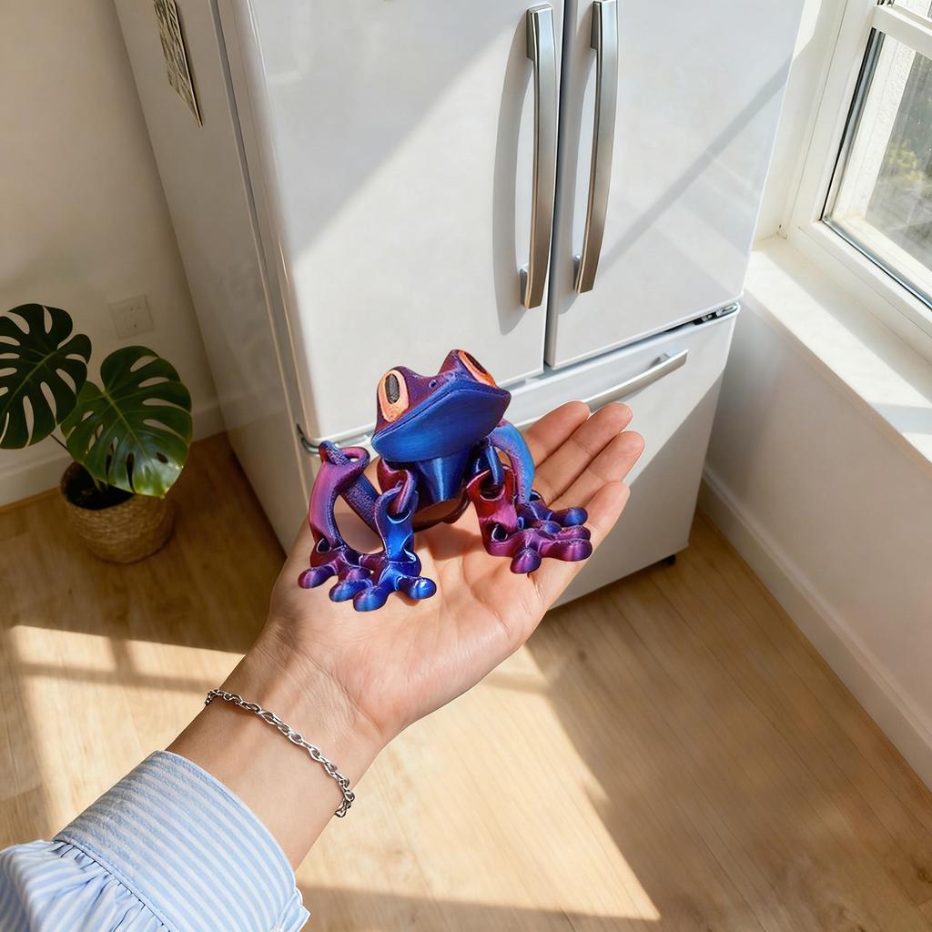 3D-printed Magneti Toy, Articulated 3D-printed Animal Toy, Suitable For Refrigerator/car Decoration