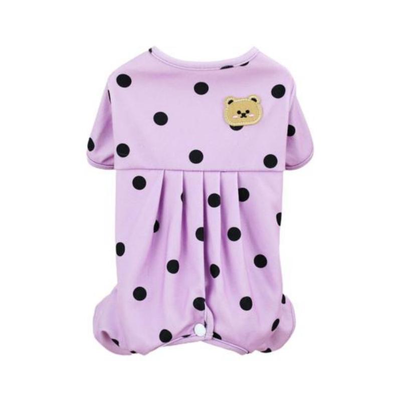 Pet Supplies Bear Polka Dot Belly Protection Home Clothes Dog Clothes Spring and Summer Thin Clothing