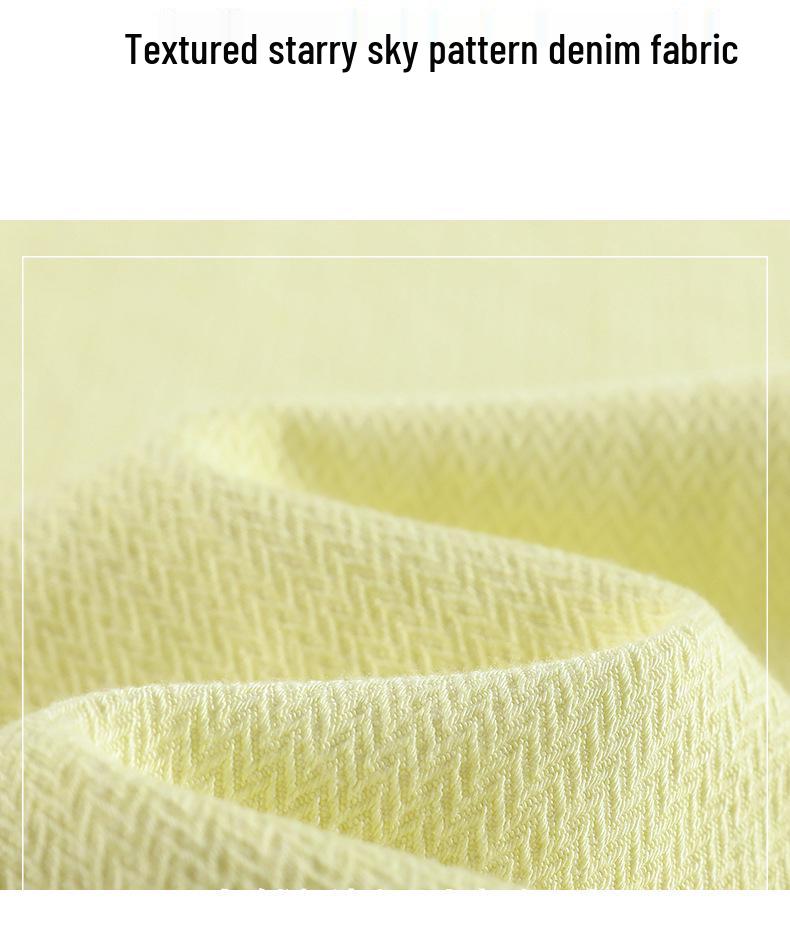 Lemon Yellow Women's High-Waist Wide-Leg Jeans - Retro Summer Style