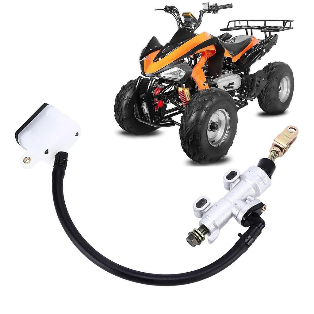 Rear Brake Master Cylinder Reservoir Replacement for Suzuki Motorcycle Chinese Pit Dirt Bike ATV Quad 4 Wheeler 50cc ?250cc Universal Less