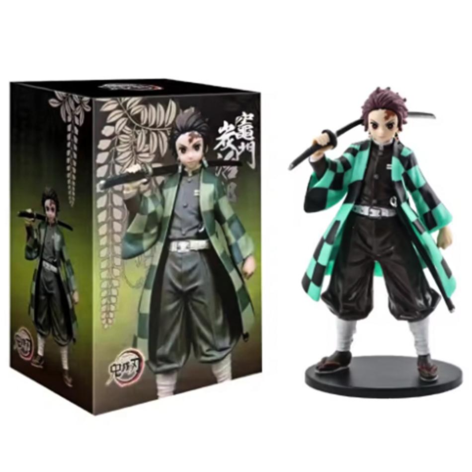 Hot Demon Slayer Anime Figure Tanjirou Agatsuma Zenitsu Kyoujurou Anime Model Action Figure PVC collection Toy for Kids Gift