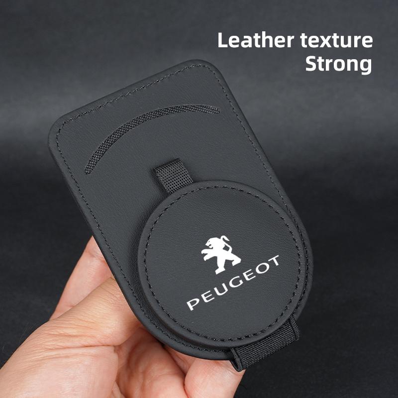 

Car Sun Visor Glasses Clip Auto Sunglasses Card Clip Accessories For Peugeot 308 2008 508 607 406 407 307 206 301 408 5008 4008