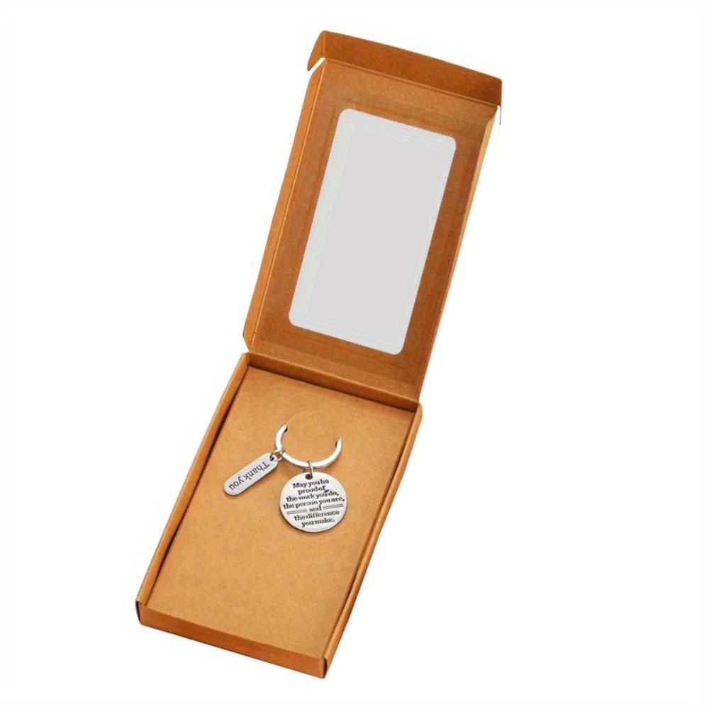 20pcs Jewelry Gift Boxes Treat Boxes with Window Foldable Party Favor Boxes Gift Wrap Box Jewelry Boxes for Necklace Earring Pendant Packaging Box