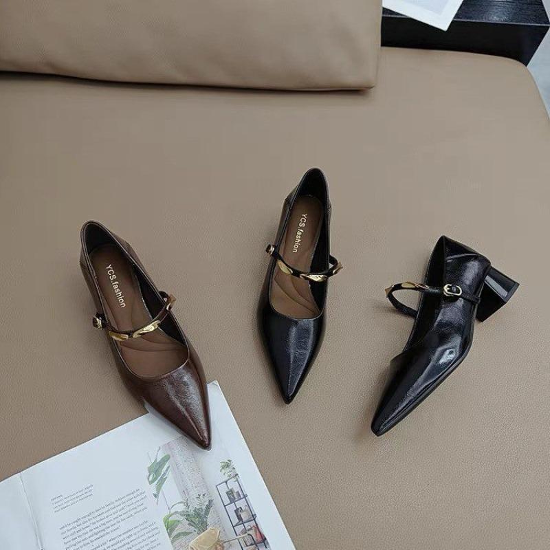 Spring/Summer New Style Fashionable Silver Pointed-toe High Heels Women's Elegant Bow Shallow Mouth Floating Single Shoe Dress