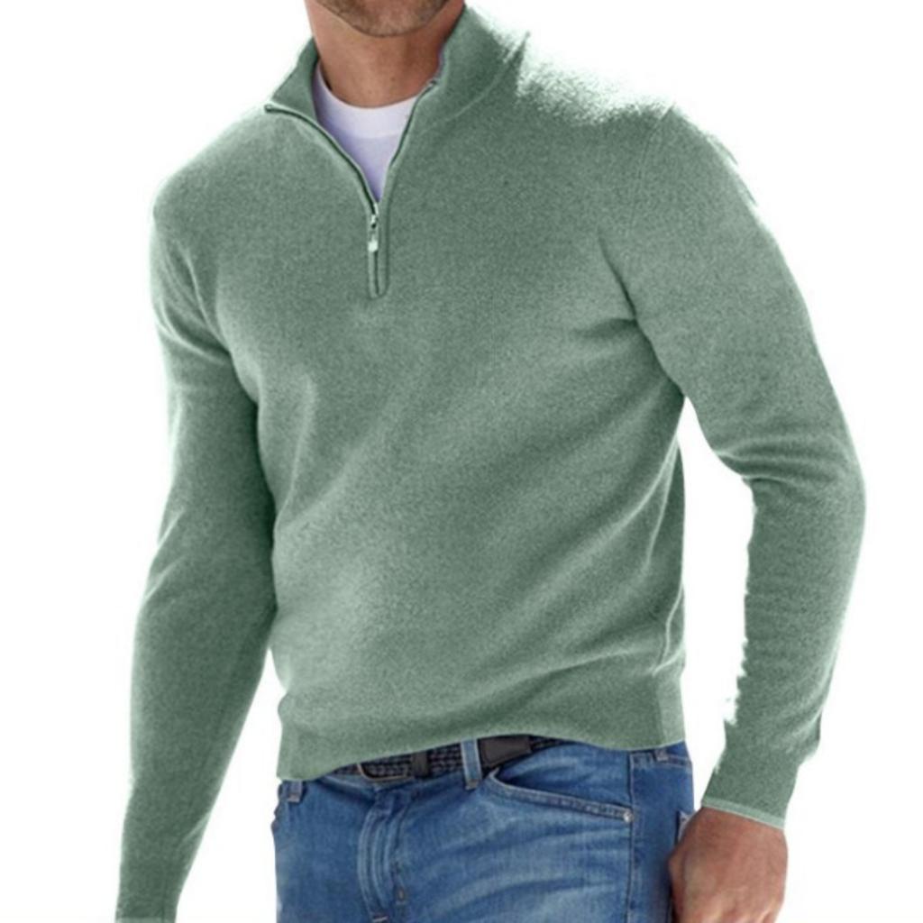 Men's Long Sleeve Cashmere Base Layer Shirt