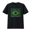 Capoeira Made In Brazil Print T Shirt Casual Fashion Vintage Washed Unisex Streetwear Stylish Graphic Top For Everyday Wear