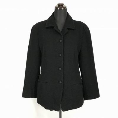 Made In Italy SAKS FIFTH AVENUE Short Chester Coat/Women’s Size M/Black/(USED)