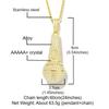 European and American Hip Hop Style Full Diamond Microphone Pendant Alloy Microphone Necklace Trendy Personalized Hip Hop Jewelry