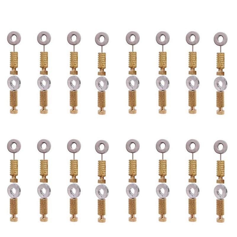 Feb.16Pcs Leather Suture Positioning Needle DIY Tool Suture Fixed Position Needle Leather Fixed Suture Needle Craft Supplies золотой