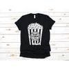 Popcorn T Shirt Movie Theater Lover SweaT Long Sleeve Kids Apparel Vintage Washed Stretched Slightly Soft Casual Versatile