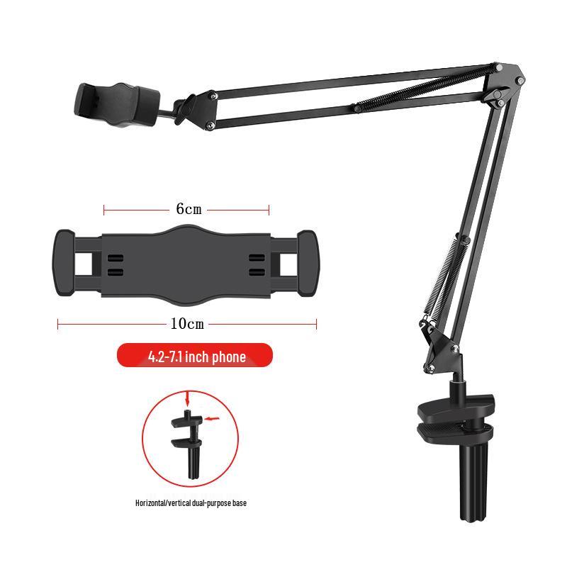 

Устойчивый к царапинам настольный и прикроватный шарнирный держатель для планшета и мобильного телефона для ленивых людей, подходит для iPad и стримеров