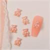Resin Gummy Bear Nail Charms Bead for DIY Jewelry Accessories Bear Nail Charms