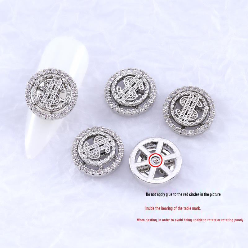 

Rotating Lucky Coin Beads for High-Speed Nail Art Decoration