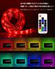 Cshare Wasserdichte USB-betriebene LED-Streifenleuchte, Hohe Helligkeit, Dimmbar, Farbe einstellbar, 30 LEDs/m, 3m, 16 RGB-Farben, SMD 5050, Kürzbar