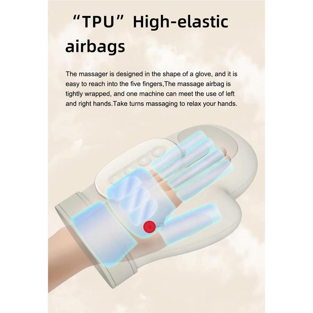 Portable Air Compression Hand Massager - 3-Mode Electric Palm and Wrist Relaxation Machine