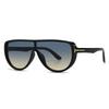 Trendy Futuristic Round Flat Sunglasses Cross-Border Popular European and American Concept Stylish Lh295