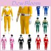 Fantasia Power Rangers Infantil Adulto Cosplay Festa Fantasia Macacão de Super-Herói