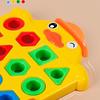Puzzle Board Shape Matching Board Game Montessori Color Recognition Toys  Birthday Gifts
