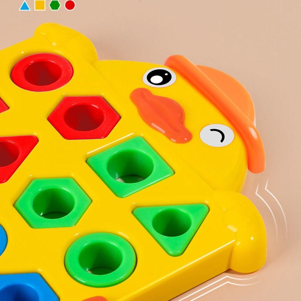 Puzzle Board Shape Matching Board Game Montessori Color Recognition Toys  Birthday Gifts