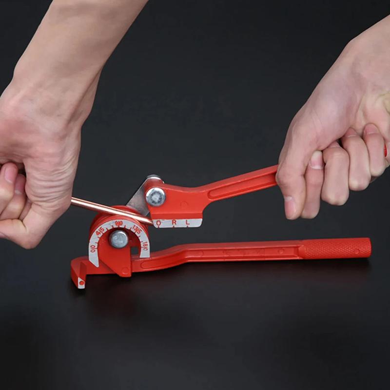 Bender 1/4" 5/16" 3/8" Brake Pipe Rolling Brass Copper Tube Pipe Manual Bending Tool Type Fuel Brake Pipe Bender Hand Tool
