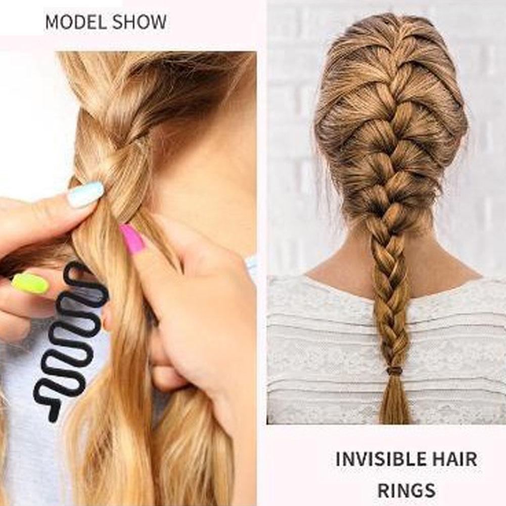 1pcs Magic Multiple Hair Braided Tool Girls Side Braid Hair Clips Wavy Twist Tool Hairpin Women Salon Barber Hair Styling Tools