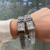 Danielo Women's Square Quartz Steel Band Watch - Dai Zhuo Series