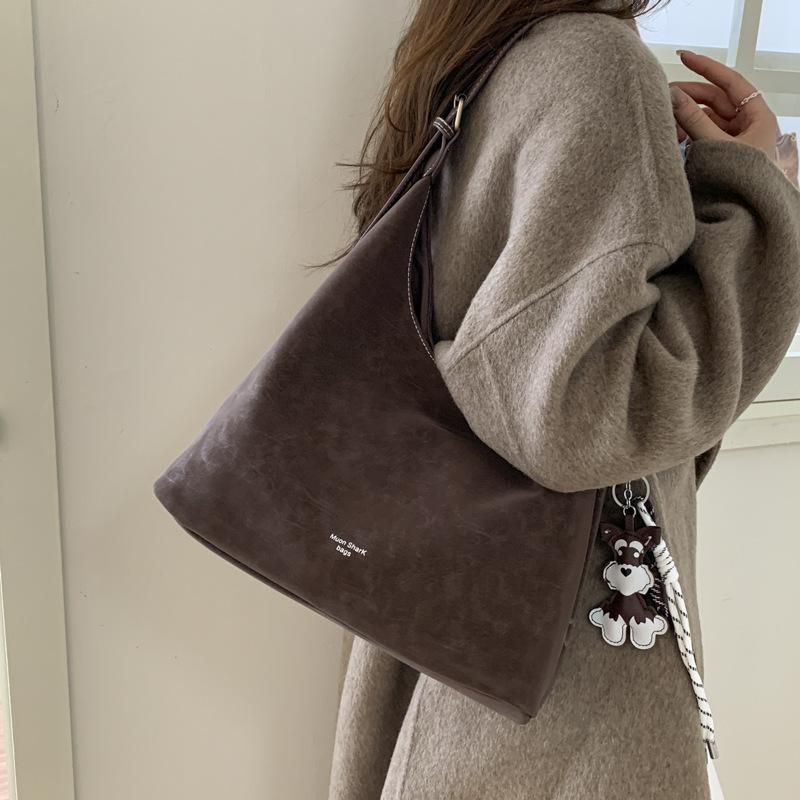 Large Capacity Tote Bag Women's Commuter Shoulder Bag Underarm Bag