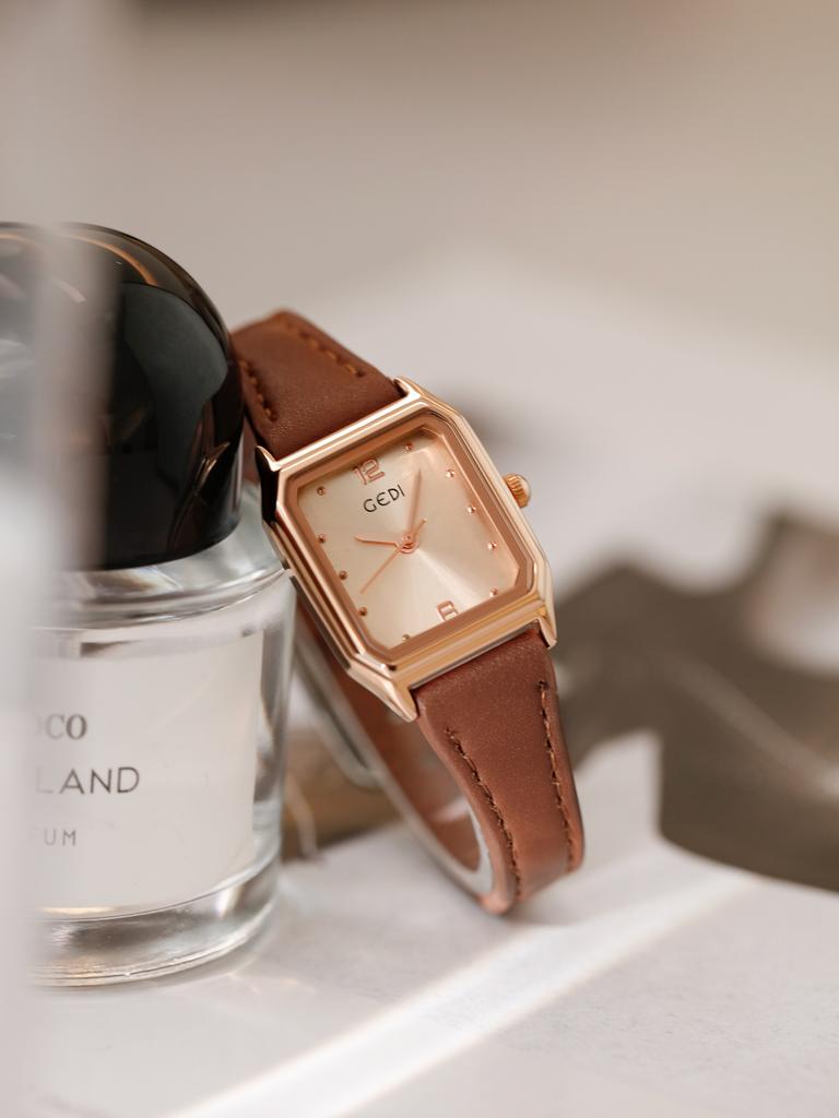 New Women'S Watch, Student Style, Minimalist Design, High-End Feel, Square Dial, Luxury Watch For Women, Perfect As A Gift.