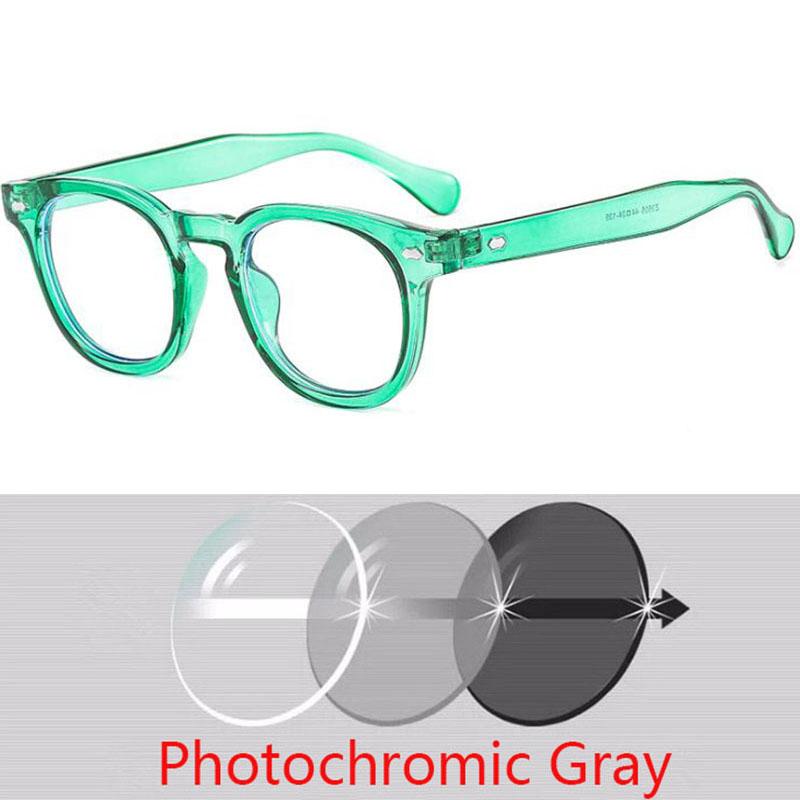 Vintage Kleine Runde Brille Herren Damen Nieten Brille Kurzsichtigkeit Korrektionsbrille -1.0 -1.5 -2.0 -2.5 -3.0 -3.5 -4.0 -6.0
