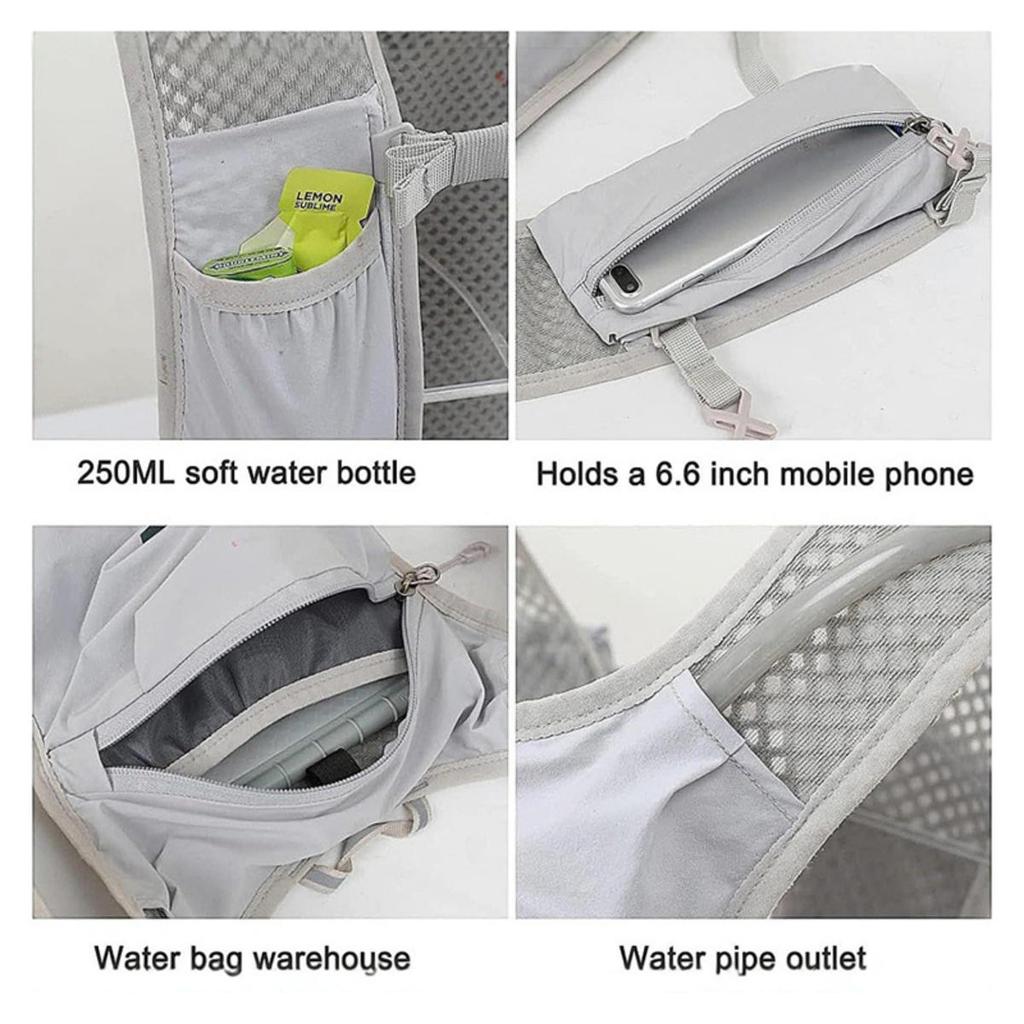 Cycling Running Hiking Vest Breathable Bicycle Cross-Country Marathon Sports Lightweight Multifunctional Outdoor Activity Gear