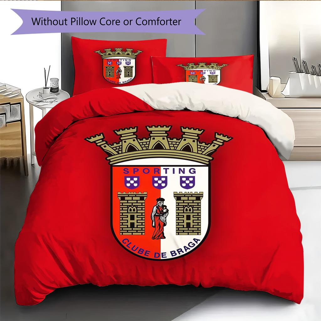 BRA logo Bedding Quilt Set Quilt Cover Pillowcase Home Decoration Birthday Gift (1 * duvet cover + 2 * pillowcase, without core)