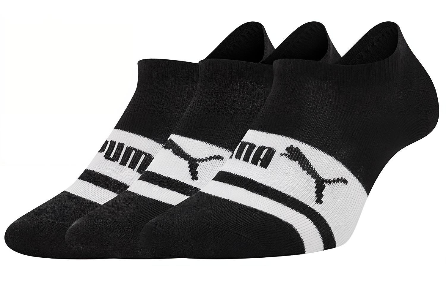 PUMA Ankle Socks Unisex 3 Pack Black 935384-01 39-42