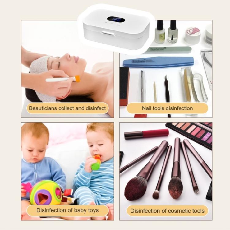 Nail Tool Sterilizer Box Nail Salons Nail Tool Disinfects Container Nail Tool Disinfectant Box for Nail Salons