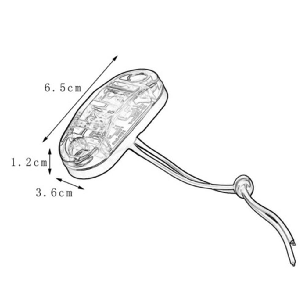 Accessories Marker Indicator Light Lamps 4 Pcs Truck