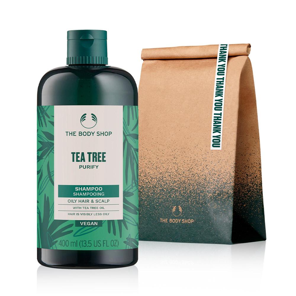 

[The Body Shop] Tea Tree Purifying Shampoo 400ML Gift Set