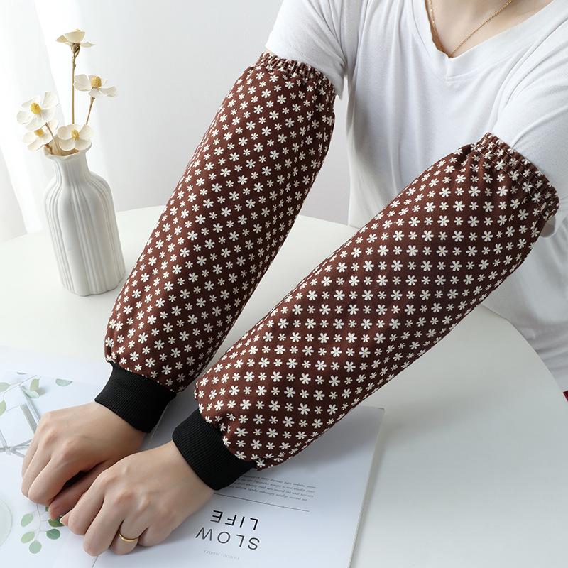 Öl- und Fleckenbeständige Polyester-Baumwoll-Armschoner für Damen & Herren - Schützende Arbeits- und Reinigungsärmel für Herbst und Winter