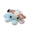 (130cm,Blauw)NIEUW Omkeerbaar Octopus Knuffeldier, Groot Pluche Octopus Kussen Speelgoed