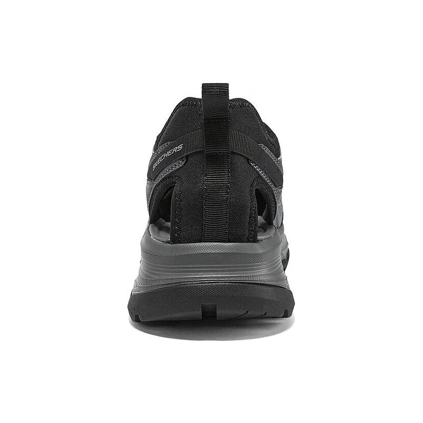 Skechers Sandali Sportivi Resistenti all'Acqua Calzature Uomo Grigio Nero 237581-CCBK