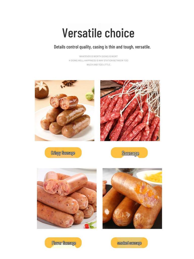 Πετσώματα Κολλαγόνου για Ταϊβανέζικα και Καντονέζικα Λουκάνικα - Πωλούνται Πολύ, Υποστηρίζεται Drop Shipping