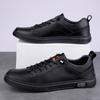 Fashion Men Genuine Leather  Casual Flat Designer Shoes Cotton Classic Running Sneakers Anti-skid Warm Walking Skate Shoes 2024 Fashion