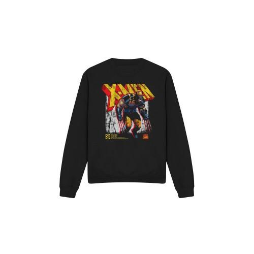 Marvel Unisex Adult X-Men Wolverine Infographic Sweatshirt