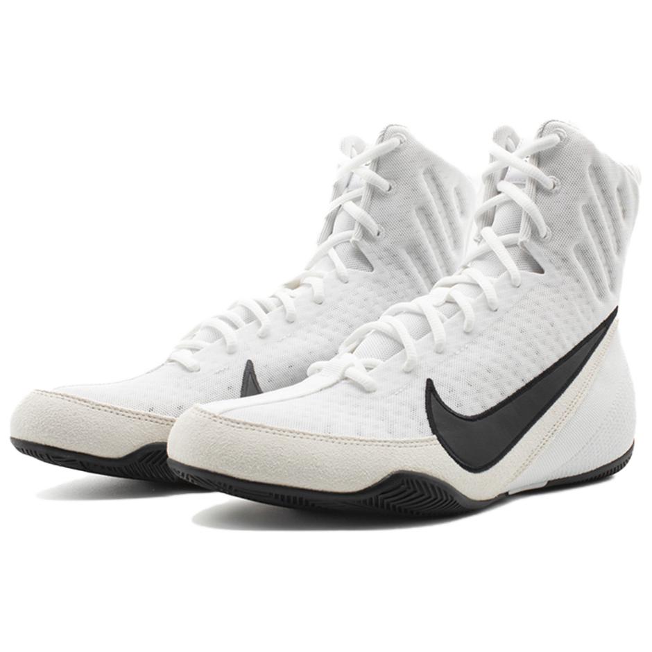 Nike Machomai 3 Comfortable Fashion Durable Breathable High-Top Training Shoes Men Sneakers White Black HF7333-101
